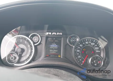 2021 Ram 1500 Big Horn 4X4 5'7 Box из США, поврежденный, VIN 1C6RRFFG0MN511728